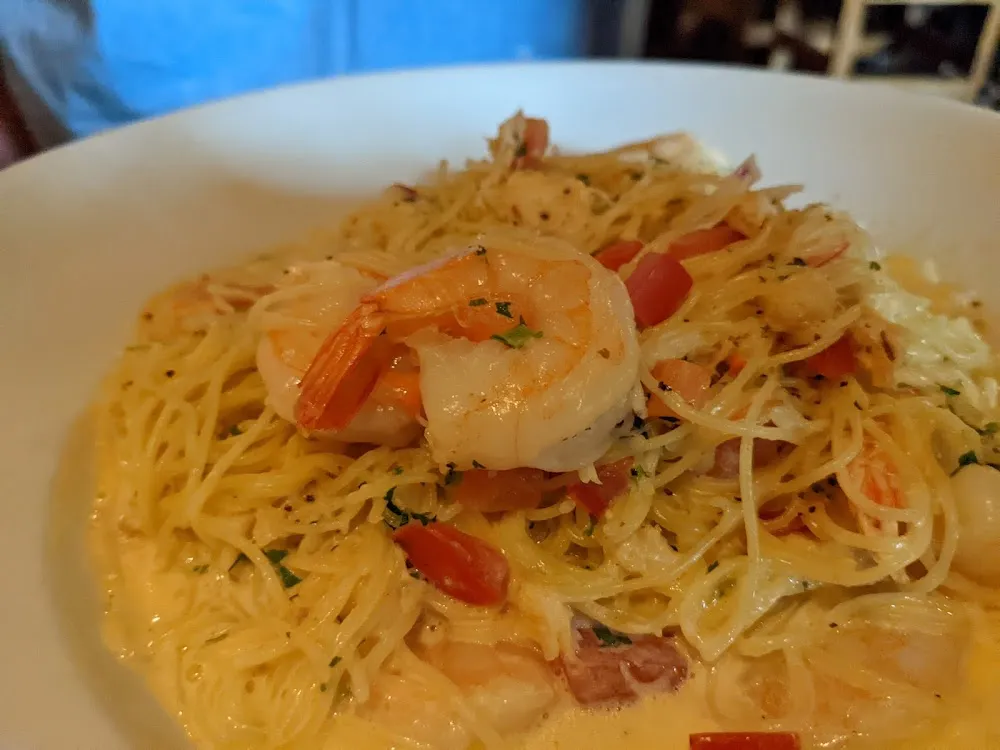 Cappellini with Shrimp and Crab