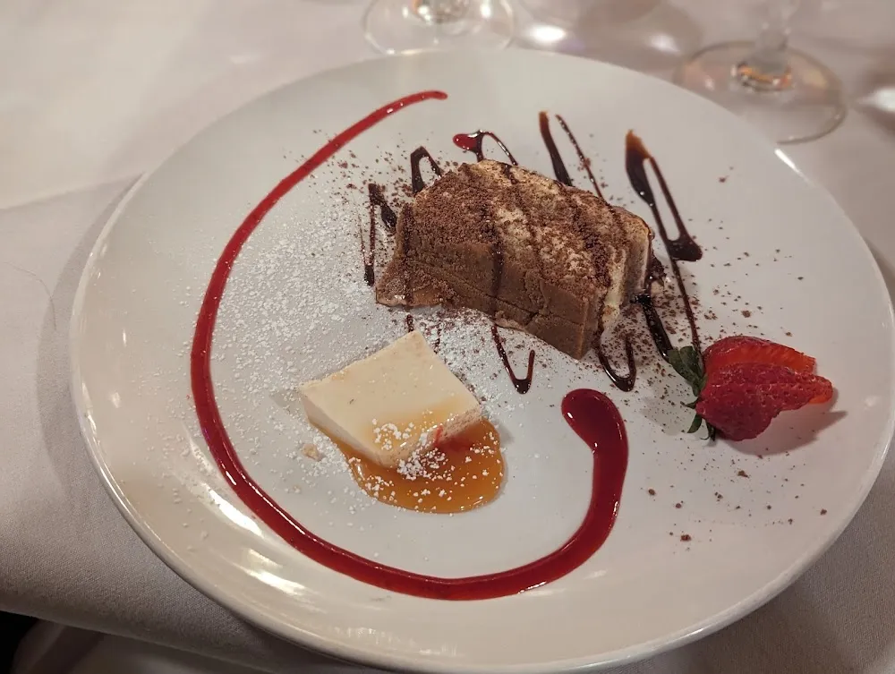 Tiramisu and Panna Cotta